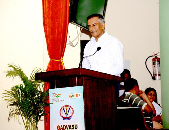 Dr. Inderjeet Singh, Vice Chancellor, GADVASU addressed the alumni participants on 30th April, 2022